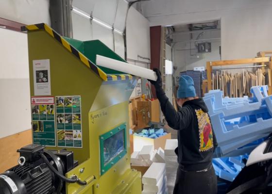 発泡スチロール溶融機 発泡スチロール溶融機