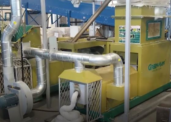GREENMAX styrofoam recycling system