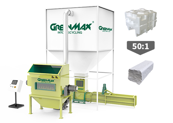 GREENMAX 発泡スチロール圧縮機A-C300