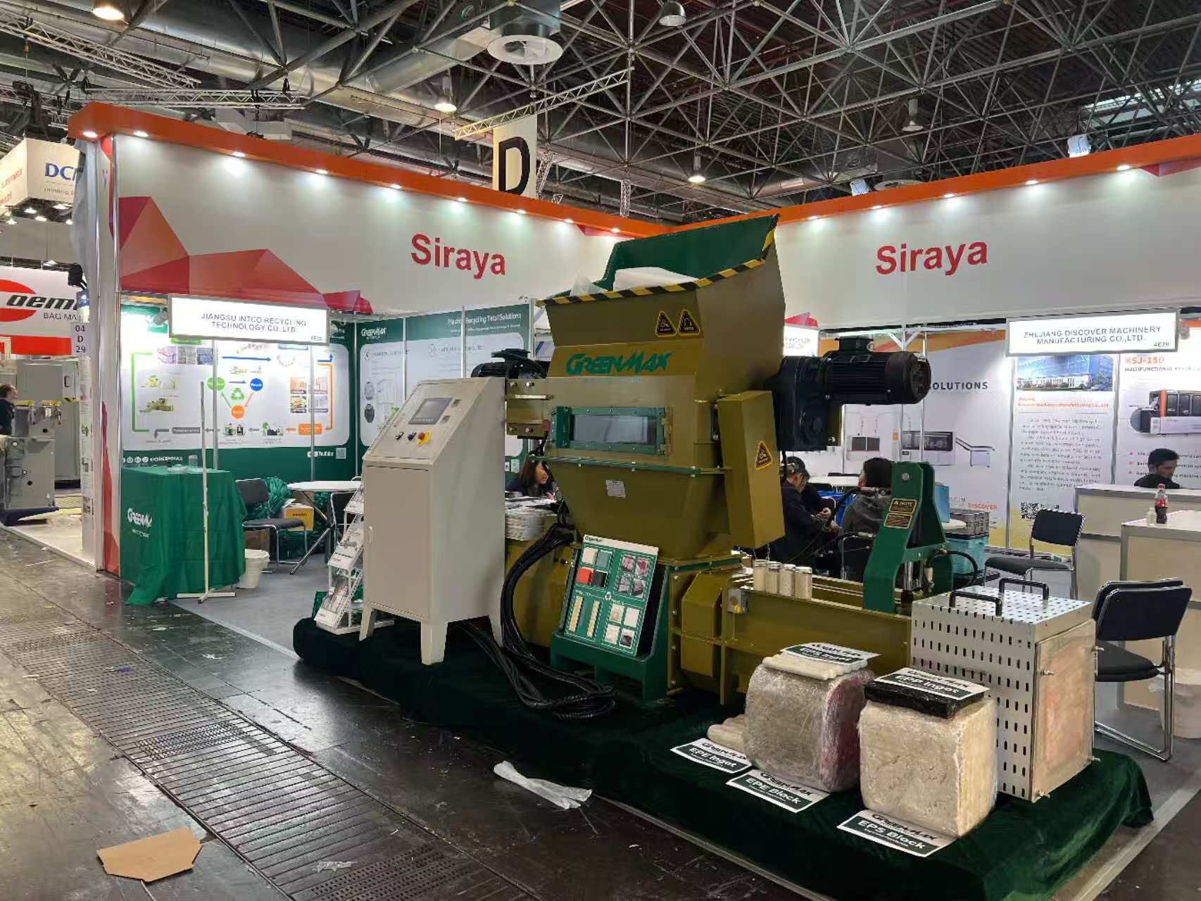 greenmax-2025-k-show-foam-recycling-machine